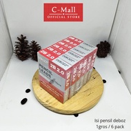 C-MALL 2B Mechanical Pencil Leads Standard Thickness 0.7mm / 1 gross / 6 packs / 6 boxes