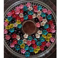 Gumpaste  bunga hiasan kelopak  5 saiz M /sugar flower/deco-deco kek.