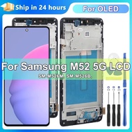 หน้าจอ samsung galaxy M52 จอ LCD พร้อมทัชสกรีน ซัมซุง กาแลคซี่ M52 อะไหล่มือถือ LCD Screen Display T