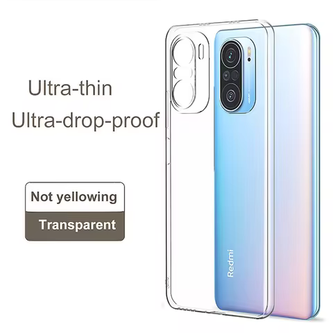 Ultra thin shockproof Transparent Color Soft Case For Xiaomi Poco X5 X4 X3 NFC GT X2 M5 M4 M3 M2 F4 