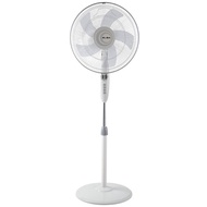 Elba Stand Fan White Grey
