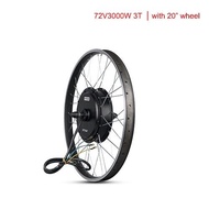 MXUS V3 72V 3000W Brushless Non-Gear Hub Motor Electric Bicycle Rear Wheel Motor Ebike Conversion Ki