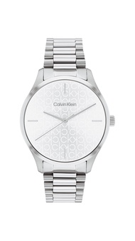 Calvin Klein Iconic Stainless Steel 35 MM Case Watch with TT Bracelet (Model: 25200168)