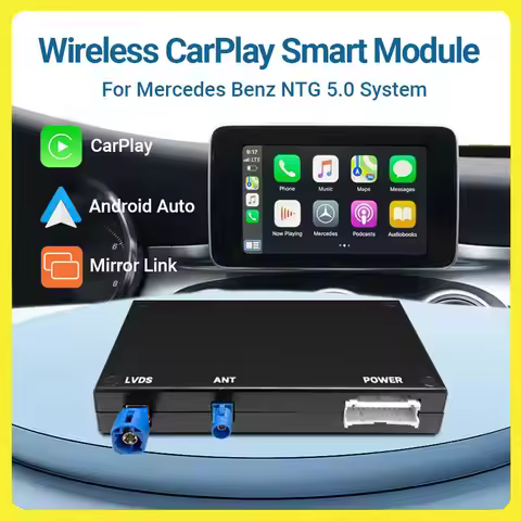 2025 NEW Carplay For NTG 5.0 Wireless CarPlay Adapter Android Auto Module For Benz For C GLC W205 A