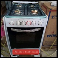 Kompor Win Gas 4 Tungku Plus Oven W5060 Terlaris|Best Seller
