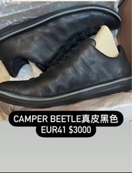 【eur41】CAMPER Beetle真皮黑色	eur41 $3000