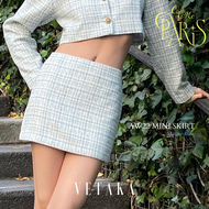 VETAKA Call me Paris "Mini Skirt" (กระโปรงทรงเอ ผ้าทวิต)