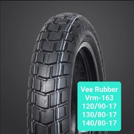 Vee Rubber Vrm-163 ขนาด 100/90-17 , 110/90-17 , 120/90-17 , 130/80-17 , 140/80-17 ยางใหม่ ราคาต่อ1เส้น