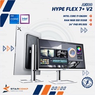 Axioo AIO Hype Flex 7+ Intel Core i7-13620H 16GB 512GB 23.8" FHD IPS DOS