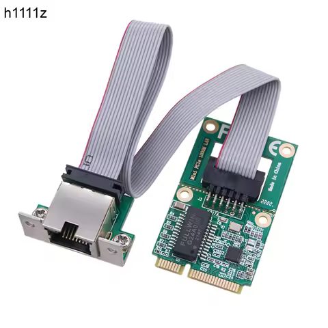 NEW Mini PCIE Gigabit Ethernet Network Adapter RTL8111H/RTL8111F Chip 10/100/1000Mbps Mini PCI Expre