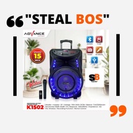 Speaker aktif advance 15 inch(K1502)/portable speaker advance 1502