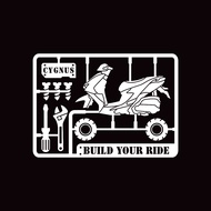 Reflective House FKW CYGNUSX CYGNUSXR Model Sticker Locomotive Waterproof Car No Residue Glue