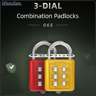 MUNDAN 6 Digit Button Password Lock Portable Travel Combination Lock Backpack Zipper Lock