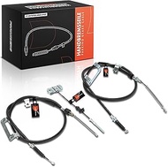 Frankberg 3x Handbrake Cables Front Rear Left Right Compatible with Carens II MPV FJ 1.6L-2.0L 2002-