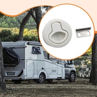 [whfashionsw] Flush Pull Slam Latch Versatile Round Accessories for Boat Cabinet Locker