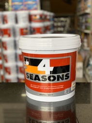 สีทาบ้าน สีอะคริลิค สีน้ำ สีขาว (9L) TOA 4 Seasons (มีให้เลือก สำหรับทาภายในภายนอก (ชนิดด้าน กึ่งเงา))