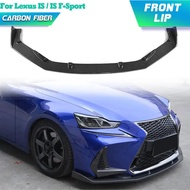 Carbon Fiber Car Front Bumper Lip Spoiler for Lexus IS / IS F-Sport IS300 IS350 Sedan 4D 2017 2018 R