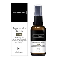 Facetheory Regenacalm Pro | With 3% Retinol Liposomes, Dill and Liquorice Extract | Reduces Wrinkles | Repairs Acne Scars | Lightens Skin Blemishes | Vegan &amp; Cruelty-Free | Made in UK | 30ml (1.0 Fl Oz)