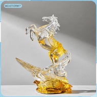 [mojotorw7] Horse Statue Lifelike Horse Ornament for Decoration Landscape Dining Room
