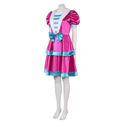 Women Riley Cos Andersen Rose Red Dress Cartoon Movie Inside Cosplay Out Disfraz Costume Outfits Hal