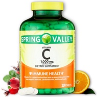 Spring Valley Vitamin C 1000 mg- with Rose Hips Tablets Dietary Supplement, 250 Count (Pack of 1)