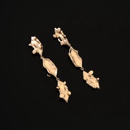 XiaoboACC ละครเกาหลี It's Okay to Not Be Okay แฟชั่นเกาหลีเข็มเงิน 925 ผิดปกติต่างหู