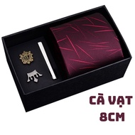 Gift tie set for men, teacher gift, boss gift, colleague gift, office tie, high-end tie