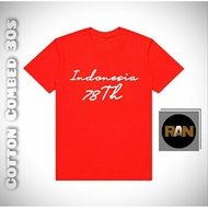 Indonesia 78Th T-shirt l 78Th Indonesian Independence Day T-shirt l 78Th Republic of Indonesia Anniv