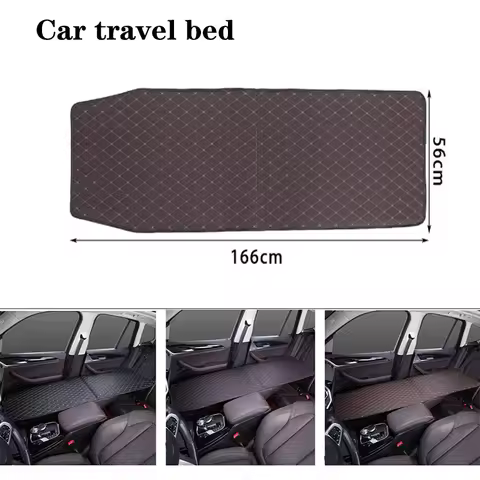 Car Folding Bed Multi-Function Car Co Driver's Seat Folding Travel Bed Portable Camping Bed Pad Auto