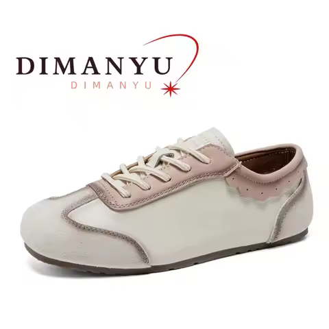 DIMANYU Women Retro Flat Sneakers 2026 New Lace‑Up Casual Women's Virtue Training Shoes Daily Walkin
