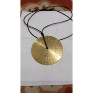 Yellow iron necklace