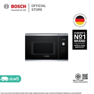 Bosch ไมโครเวฟแบบติดตั้งฝังผนัง ขนาด 59 x 38 ซม. 25 ลิตร สแตนเลส สตีล ซีรีส์ 6 รุ่น BEL554MS0T