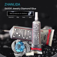 E6000 Super Glue Zhanlida 25/50/110ML Transparent Jewelry Decorations Glue Adhesive Sticky Drill Rhi