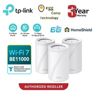 TP-LINK BE65 BE11000 WIFI 7 TRI-BAND WHOLE HOME AI-DRIVEN MESH WIFI ROUTER WITH HOMESHIELD DECO BE65