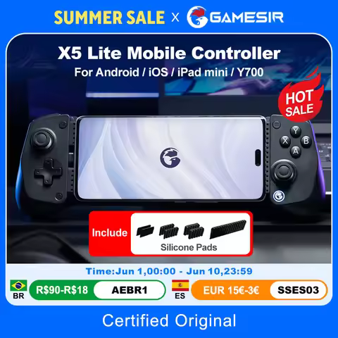GameSir X5 Lite Mobile Gaming Controller Phone Gamepads for iPhone 16 15 Series IOS iPad Mini Y700 A