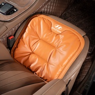 Car Leather Seat Cushion/Backrest Cushion All-Season Universal Seat Cushion Interior Accessories for