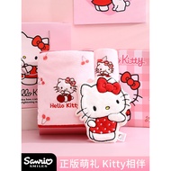 Hello Kitty Bath Towel Gift Box Set 520 Present for Girls Friends Birthday Meeting