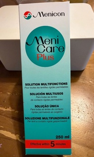 全新未開 Menicon MeniCare Plus 隱形眼鏡護理液 (OK鏡必備)