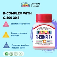 21st Century B Complex With C 500 For Liver Health, Immunity and For Good Skin - 30 Vegetarian Table