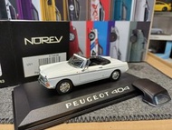 1/43 norev Peugeot 404 cabriolet diecast 1:43