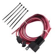 aihei -ชุดรีเลย์สายไฟสากลปั๊มเชื้อเพลิงไฟฟ้า 40a 12v สวิตช์กันน้ำ P/n 30247 5T9N4ตัวตัดโซ่ ตัวตัดย้ำ