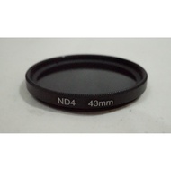 43mm ND 4 - Neutral Density ND4 Filter 43 mm