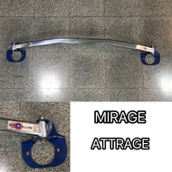 ค้ำโช๊คหน้า Mitsubishi Mirage Attrage 2012 2013 2014 2015 2016 2017 2018 งานอลูมิเนียม