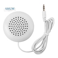 Mini White 3 5mm Pillow Speaker For   CD Radio MP3 Player