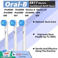 Replacement Toothbrush Heads for Oral-B Compatible with Pro8000/Pro9000/Genius X/Genius Ai/Pro4000/P
