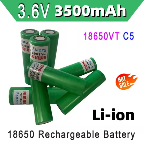 2~10Pcs US18650 VTC5 3500mAh Rechargeable Batteries 3.6V Volt Battery Replacement for Digital Device