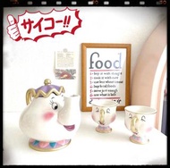 💥大熱☕2025迪士尼美女與野獸茶壺套裝茶煲太太🤗