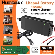 HumsiENK ปรับปรุงเวอร์ชัน แบตเตอรี่ LiFePO4 12V 100AH/20AH/50AH/200AH/314AH | ป้องกันการไฟดับชั่วครา