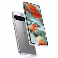 Clear Silicone Shockproof Cover For Google Pixel 9 Pro XL Case Lens Protection Protective Case For G
