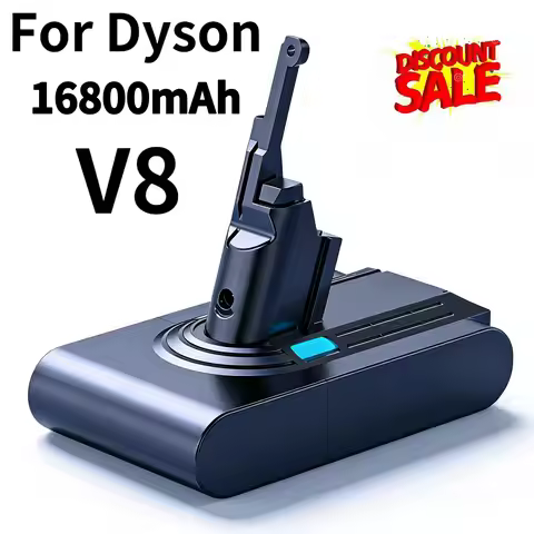 21.6V 16800mAh High Capacity Replacement Battery for Dyson V8 Absolute SV10 Handheld Vacuum Cleaner